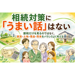 相続対策にうまい話はない｜家族・土地・現金・将来を考える資産管理