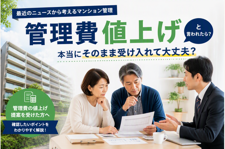 マンション管理費の値上げ提案を検討する管理組合 管理費値上げの確認ポイントを解説