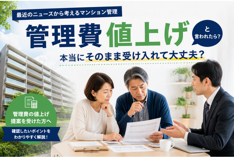 マンション管理費の値上げ提案を検討する管理組合 管理費値上げの確認ポイントを解説